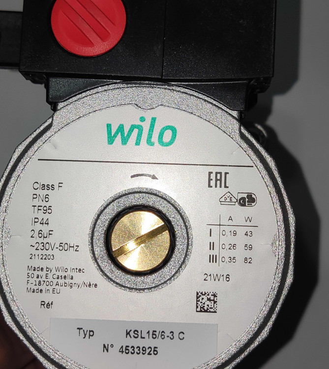 پمپ ویلو اصلی وایلانت 15/6